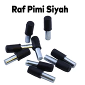 Raf Pimi Plastik Başlı Cam Tutucu Çivisi Mobilya Dolap Pimi Siyah (100 ADET) thumbnail 3