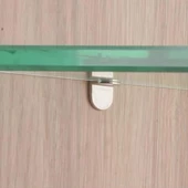 Raf Pimi Düz Nikel Cam Ahşap Metal Raf Tutucu Çivisi Mobilya Dolap Pimi Metal (50 ADET) - 4