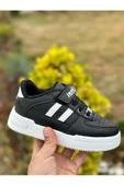 Muggo Jerry Günlük Unisex Çocuk Garantili Lastikli ve Cırtlı Rahat Sneaker Spor Ayakkabı - 5