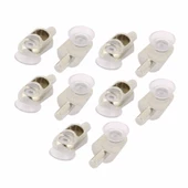 Raf Pimi Vantuzlu Cam Ahşap Metal Raf Tutucu Çivisi Mobilya Dolap Pimi (50 ADET) thumbnail 3