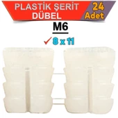 Şerit Dübel 8x11 Plastik M6 (24 ADET) thumbnail 3