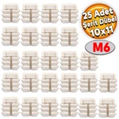 Şerit Dübel 10x11 Plastik M6 (25 ADET) thumbnail 1