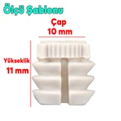 Şerit Dübel 10x11 Plastik M6 (25 ADET) thumbnail 2