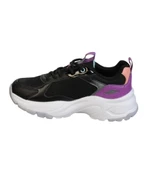 KİNETİX Kadın Beyaz Siyah Fileli Beyaz Kalın Comfort Taban Günlük Yürüyüş Spor Ayakkabı thumbnail 3