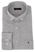 Erkek Klasik Uzun Kol Puantiyeli Gömlek BGL-ST02764 thumbnail 3