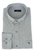 Erkek Klasik Uzun Kol Puantiyeli Gömlek BGL-ST02764 thumbnail 1