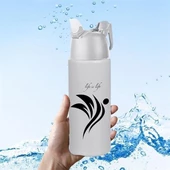 BUFFER® Kilitlenebilen Matara Güvenlikli Suluk Sporcu Matarası Spor Su Şişesi İçecek Şişesi 700ml - 3