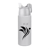 BUFFER® Kilitlenebilen Matara Güvenlikli Suluk Sporcu Matarası Spor Su Şişesi İçecek Şişesi 700ml - 1