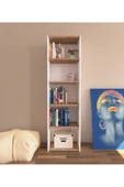 Nur Mobilya Maya 5 Raflı Kitaplık Beyaz-atlantik Çam thumbnail 1