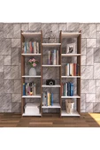 Nur Mobilya Alisa Modern Kitaplık Ceviz - 1