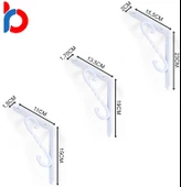 2 Adet Ferforje Raf Altı Ayağı  Siyah 15x23 cm thumbnail 5