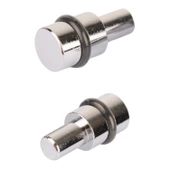 Raf Pimi Contalı Cam Ahşap Metal Tutucu Çivisi Mobilya Dolap Pimi Metal (50 ADET) thumbnail 4