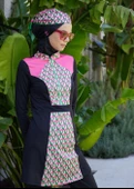 Pembe Fit Tek Üst Tesettür Mayo - 2