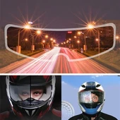 Buğu Önleyici Motosiklet Kaskı Vizörü Su Geçirmez Dayanıklı Çizik Koruma Lens Filmi - 2