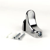 Pelikan Ayarlanabilir Etajer Cam Tutucu Ahşap Raf Tutucu Cam Etejeri Metal Vidalı Krom (4 ADET) - 4