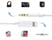 Iphone Uyumlu Lightning 3.5 Mm Aux Apple Audio Dönüştürücü Kablo - 2