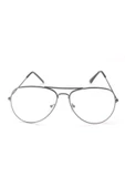 Unisex Gümüş Damla Silver Cerceve Gözlük - 1
