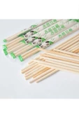 Yeniden Kullanabilir 5 Çift Bambu Ahşap Chopstick - 1