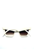 Cat Eye Krem Gözlük - 2