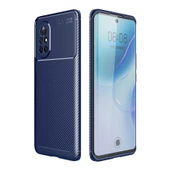 Huawei Nova 8İ Kılıf Zore Negro Karbon Tasarım Silikon Kılıf thumbnail 3