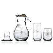 Decocia Kazaan 25 Parça  6 Kişilik Bardak Çeyiz Seti Mira Desenli thumbnail 1