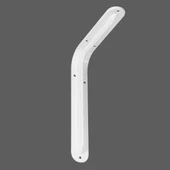 Raf Altı Ayak Raf Tutucu L Demir 16.5 x 23 cm Beyaz Montaj Aparatı (2 ADET) - 4