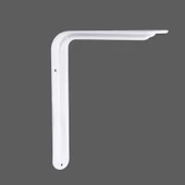 Raf Altı Ayak Raf Tutucu L Demir 16.5 x 23 cm Beyaz Montaj Aparatı (2 ADET) - 5