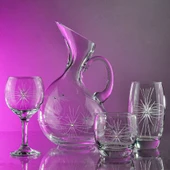 Decocia Pudgy 19 Parça Bardak Çeyiz Seti Ördek Karaflı Mira Desenli thumbnail 2