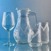 Decocia Kazaan 19 Parça  6 Kişilik Bardak Çeyiz Seti Vega Desenli thumbnail 2