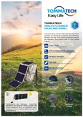 TommaTech Easy Life 25Wp Katlanabilir Güneş Paneli - 5