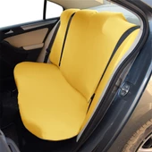 Sarı Servis Kılıfı Düz Renk Fit Kesim Likralı Ürün Terletmez Kumaş - 3