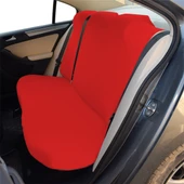 Kırmızı Servis Kılıfı Düz Renk Fit Kesim Likralı Ürün Terletmez Kumaş - 3
