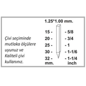 Gison GPP1830 Çivi Tabancası Emniyet Mandallı Havalı Başsız Çivi Çakma Döşeme Tabancası - 2