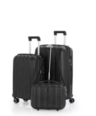 Mçs Polipropilen 3'lü Valiz Seti Orta & Kabin & Makyaj V305 - 1