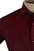 Cengiz İnler Standart Yaka Baklava Armür Desen Slim Fit Erkek Pamuk Gömlek - 12