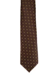 Cengiz İnler Puantiye Desenli Mendilli Mikrofiber Erkek Kravat - 8