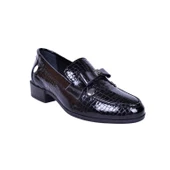 MAMMAMİA D23YA-3700 TOPUKLU DERİ LOAFER KADIN AYAKKABI - 8