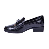 MAMMAMİA D23YA-3700 TOPUKLU DERİ LOAFER KADIN AYAKKABI - 9