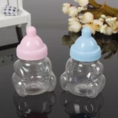 12 Adet 5x8cm Plastik Biberon Kutu Ayıcık Şeklinde - 1