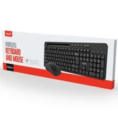 Havit KB266GCM Kablosuz Klavye Mouse Set Siyah - 2