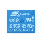 Songle 250V 10A SRD-12VDC-SL-C 12V DC Röle 5 Pin Pcb Montaj Tip thumbnail 4