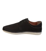 YAZKIŞ Erkek Siyah Vizon Bağcıklı Hakiki Deri Jel Comfort Taban Günlük Casual Ayakkabı - 5