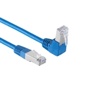 IRENIS CAT6 S/FTP Dirsek Kablo  2 Metre Mavi - 1