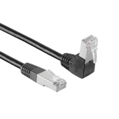 IRENIS CAT6 S/FTP Dirsek Kablo  2 Metre Siyah thumbnail 5