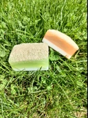 Doğal Kabak Lifli Ballı Keçi Sütlü + Aloe Vera 2'li Sabun - 1