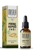 Masala Pirinç Kepeği Yağı 20 ml.  Soğuk Pres (Ricebran Carrier Oil) thumbnail 1