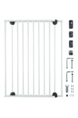 Wellgro 62-102 cm Metal Uzayan Güvenlik Kapısı Beyaz - 4