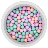 Wellgro Bubble Pops Açık Gri Sünger Top Havuzu / Pembe, Lila, Mint Toplu thumbnail 1