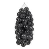 Wellgro Bubble Pops Açık Gri Sünger Top Havuzu / Lila, Beyaz, Siyah Toplu - 4