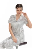 Etoile Kadın Bambu Kısa Kollu Pijama Takımı 73101 - 4